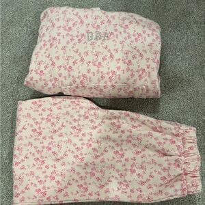 GAP x LoveShackFancy Pink Floral Lounge Set